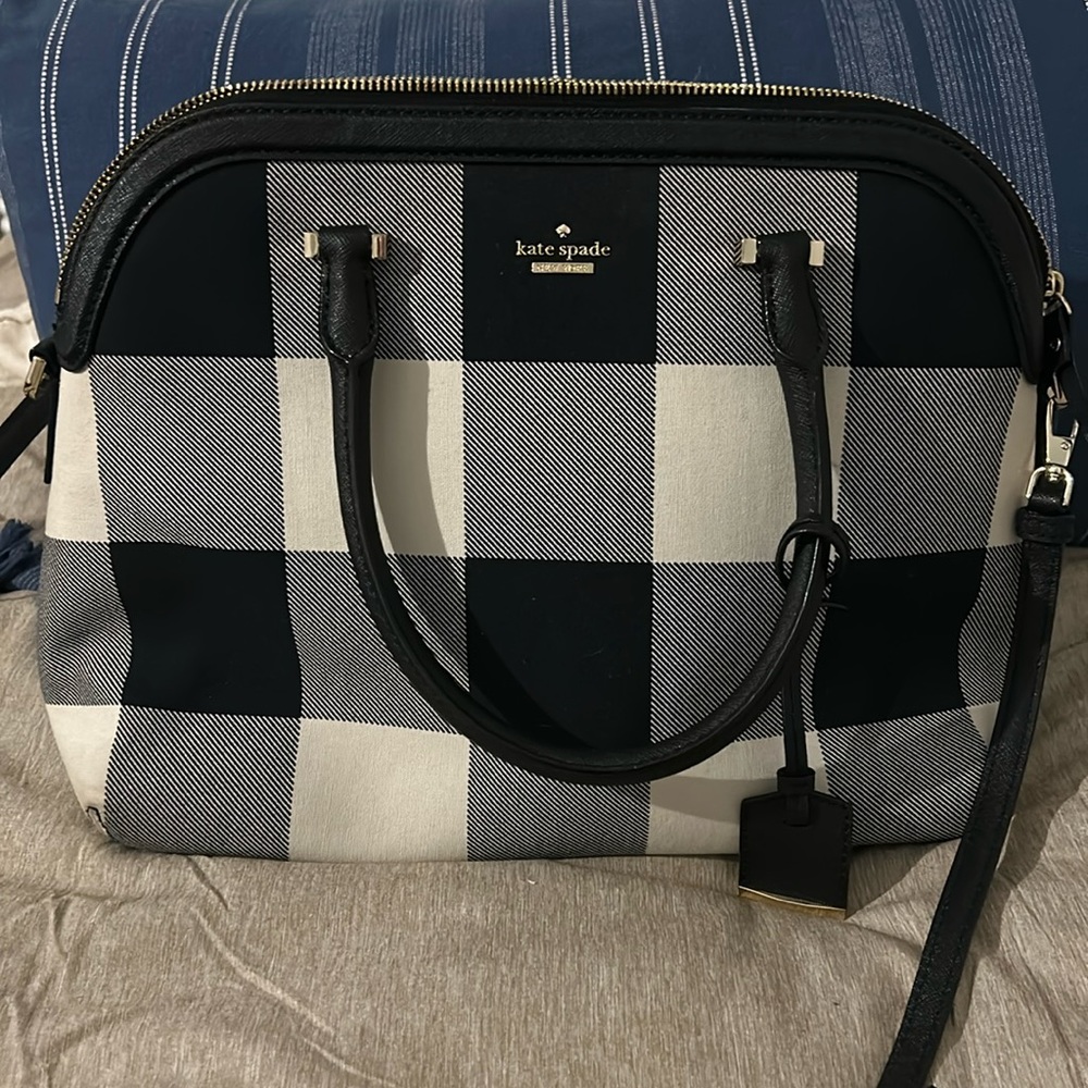 Kate Spade plaid purse